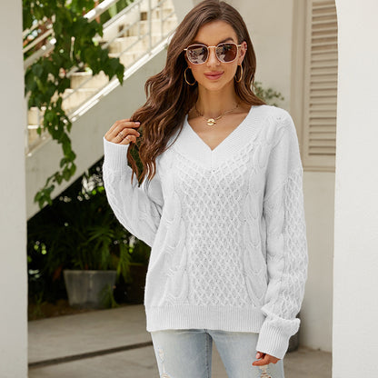 Pull-over ample et polyvalent pour femme