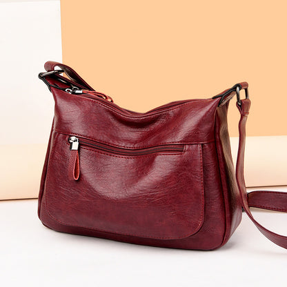 Grand Sac Bandoulière pour Femme – Cuir Souple et Grande Capacité