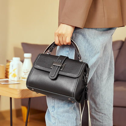 Sac Bandoulière en Cuir Véritable – Format Compact